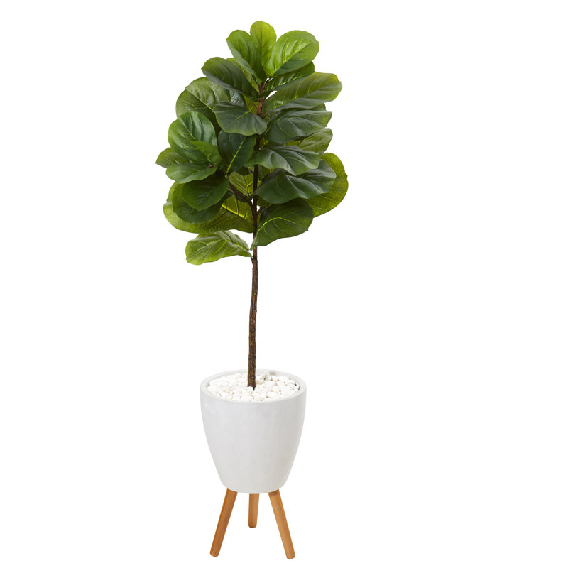 Corrigan Studio 36'' Artificial Fiddle Leaf Fig Tree in Planter Wayfair
